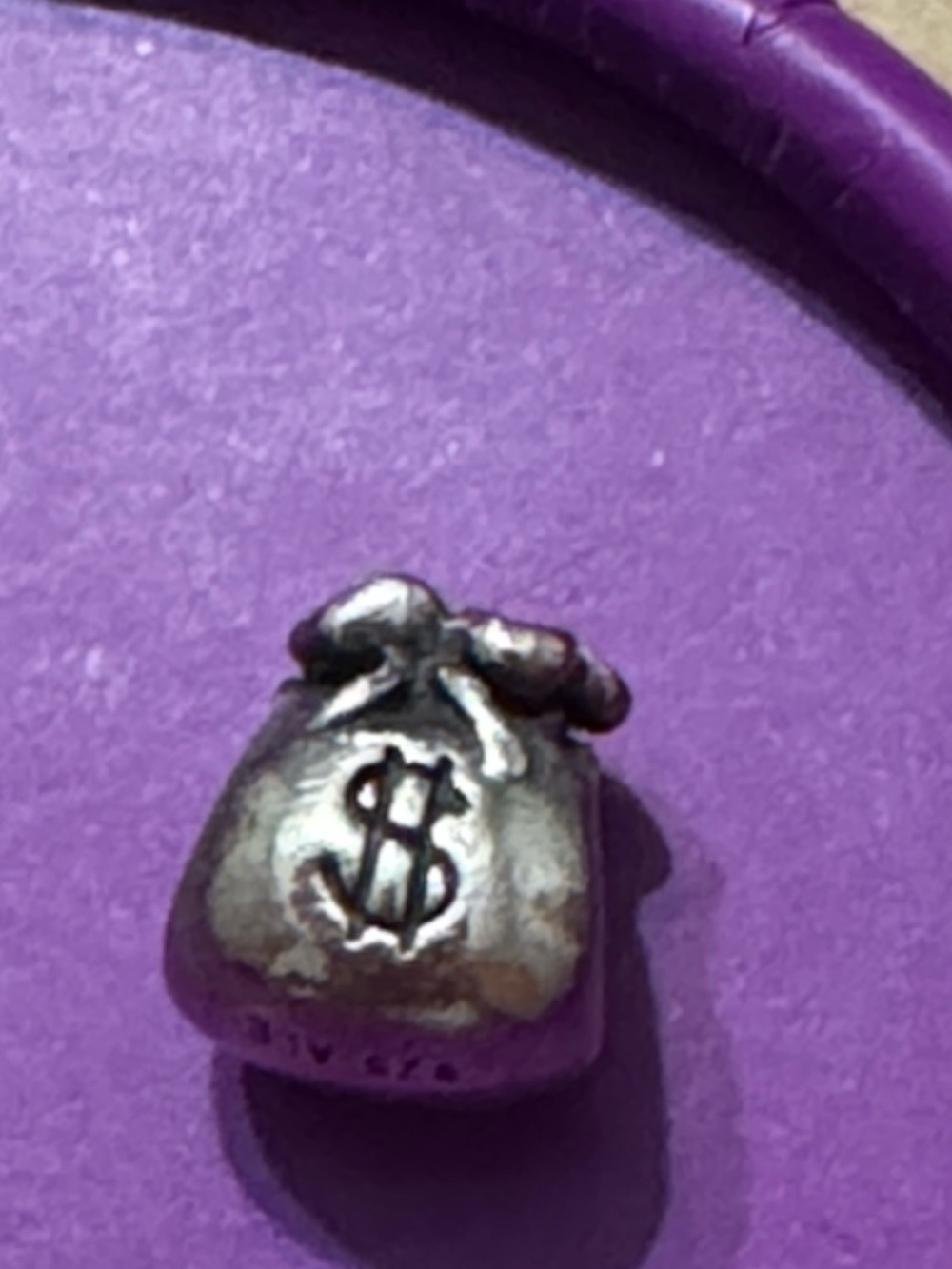 Pandora Silver Money Bag Charm